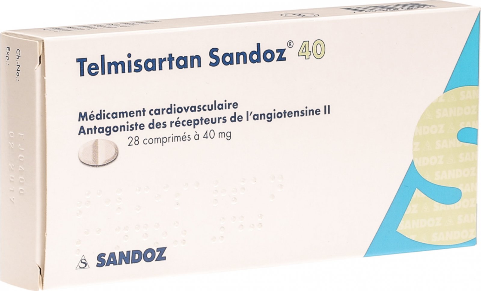 Telmisartan Sandoz Tabletten 40mg 28 Stück in der Adler Apotheke