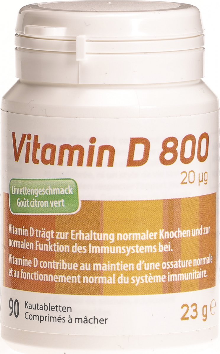 Vitamin D 800 Kautabletten 90 Stück in der Adler Apotheke