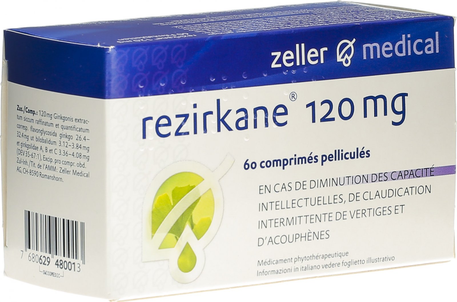 Rezirkane Filmtabletten 120mg 60 Stück in der Adler Apotheke