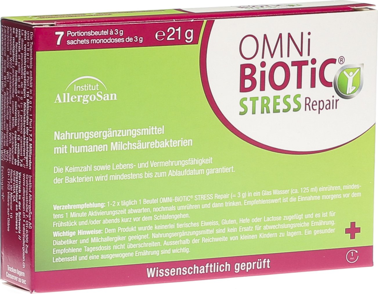 Omni Biotic Stress Repair 7 Beutel A 3g In Der Adler Apotheke