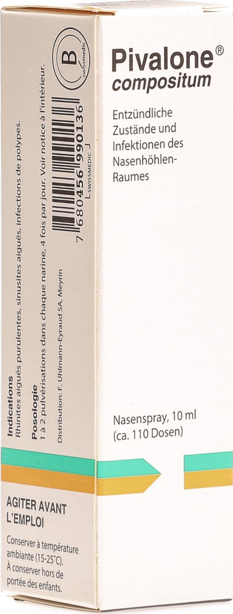 Pivalone Compositum Nasenspray 10ml In Der Adler Apotheke