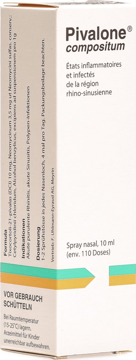 Pivalone Compositum Nasenspray 10ml In Der Adler Apotheke