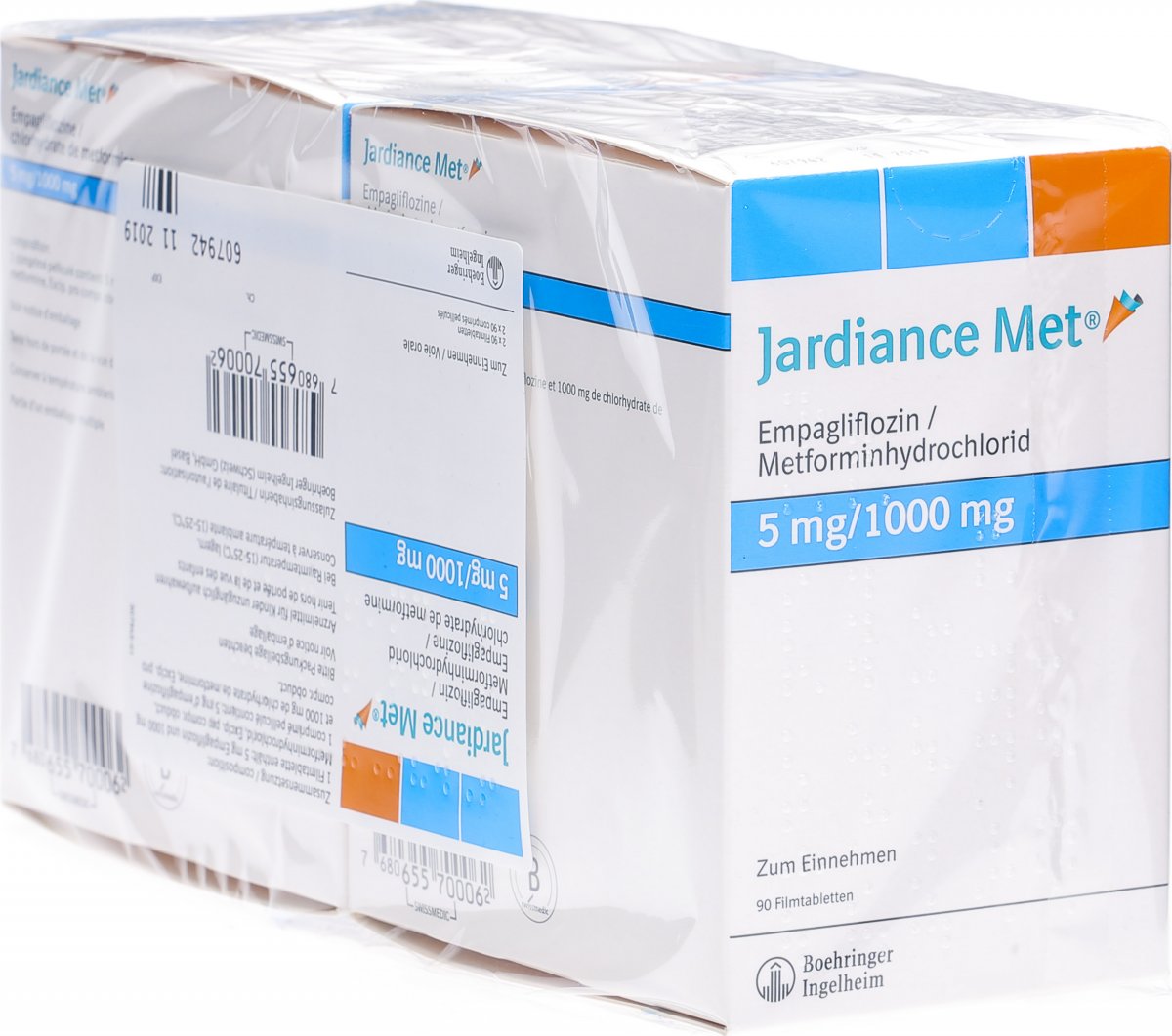 Jardiance Met Filmtabletten 5/1000mg 2x 90 Stück in der Adler Apotheke