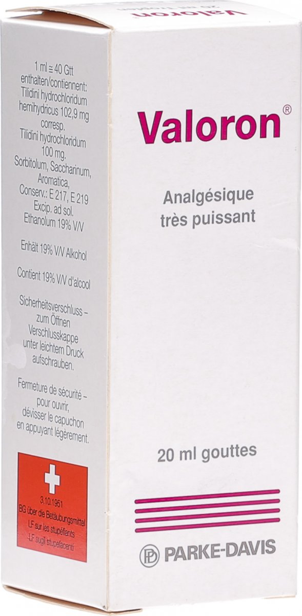 Valoron Tropfen 50mg/0.5ml 20ml in der Adler Apotheke