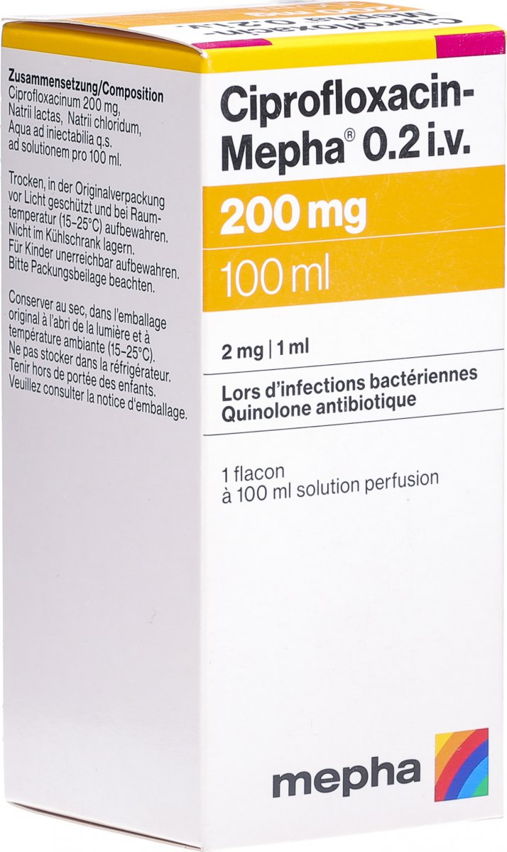 Ciprofloxacin Mepha 250 Mg