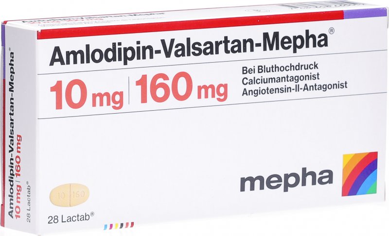 Amlodipin Valsartan Mepha Lactab 10160mg 28 Stück In Der Adler Apotheke