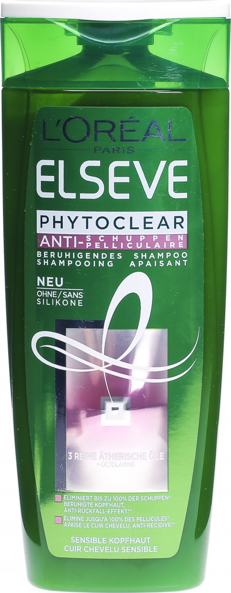 Elseve Phytoclear Anti Schuppen Shampoo Sensible Kopfhaut 250ml In Der Adler Apotheke