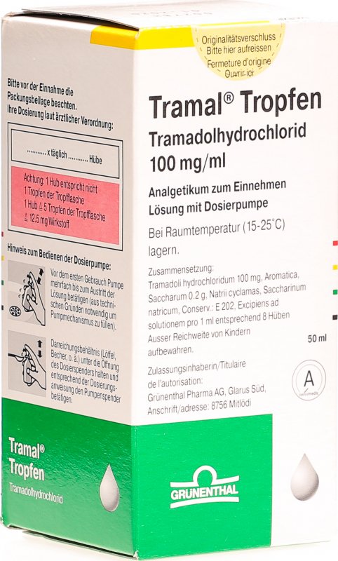 Tramadol tropfen oder tabletten