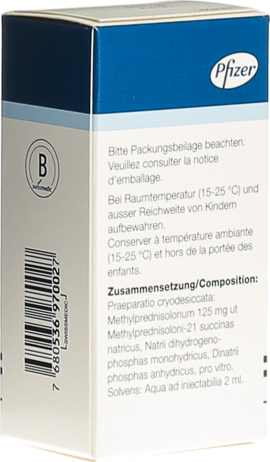 Solu-medrol Sab 125mg C Solv Act O Vial In Der Adler Apotheke