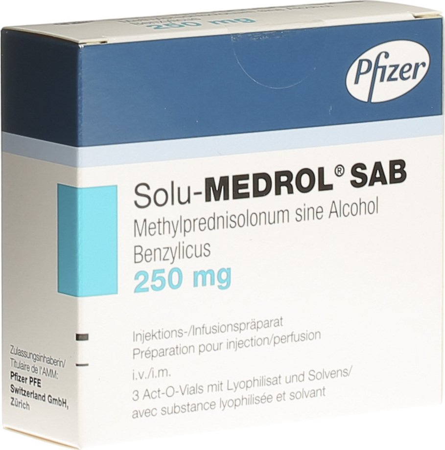 Solu-medrol Sab 250mg C Solv Act O Vial 3 Stück In Der Adler Apotheke