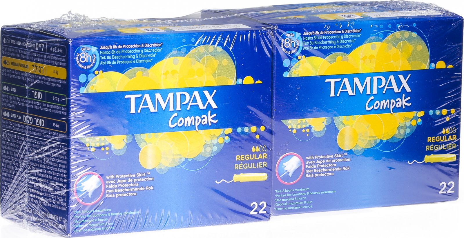 Agrandir l’image de Tampax Tampons Compak Regular Duo 2x 22 Stück. 