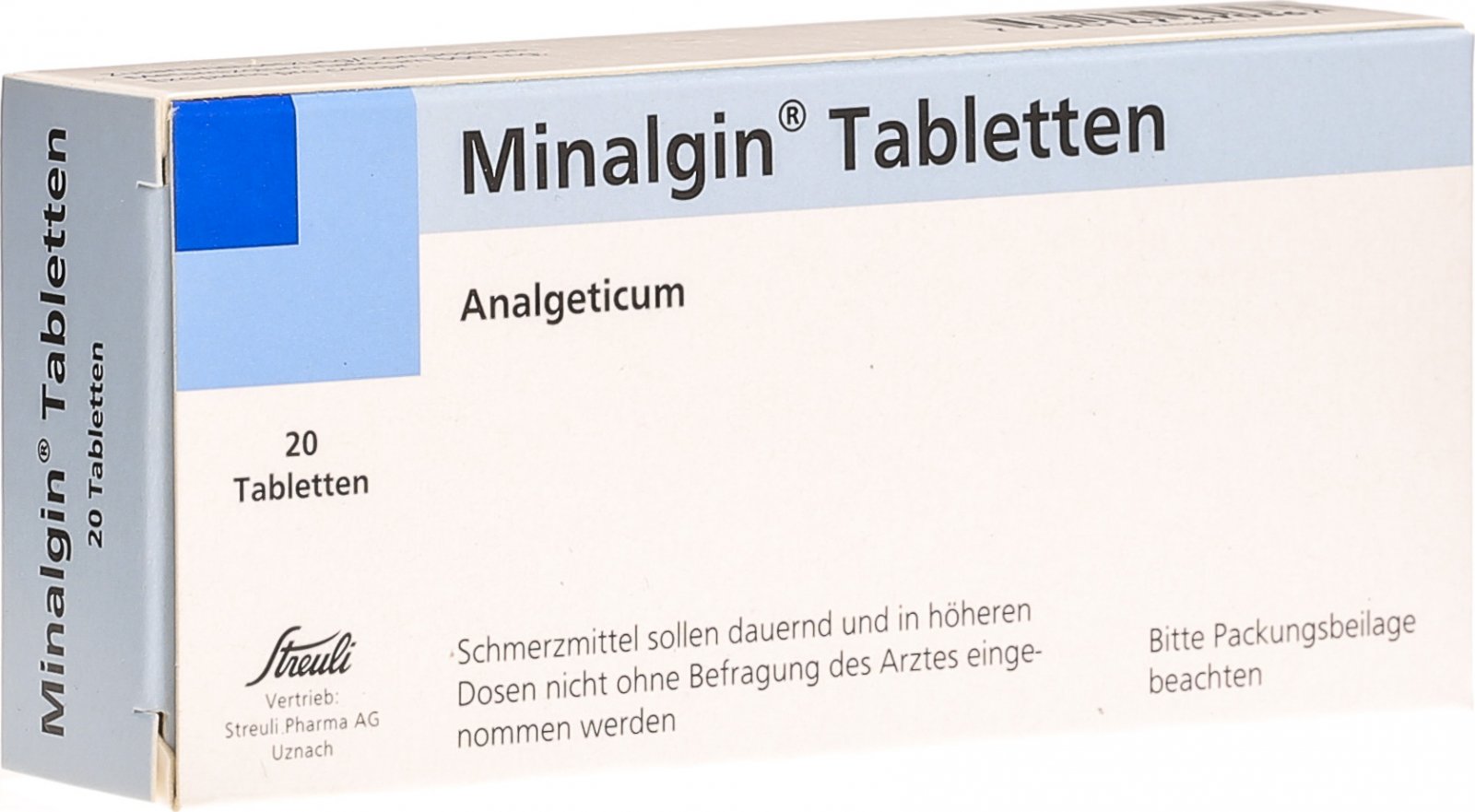 Minalgin Tabletten 500mg Oval 20 Stück in der Adler Apotheke