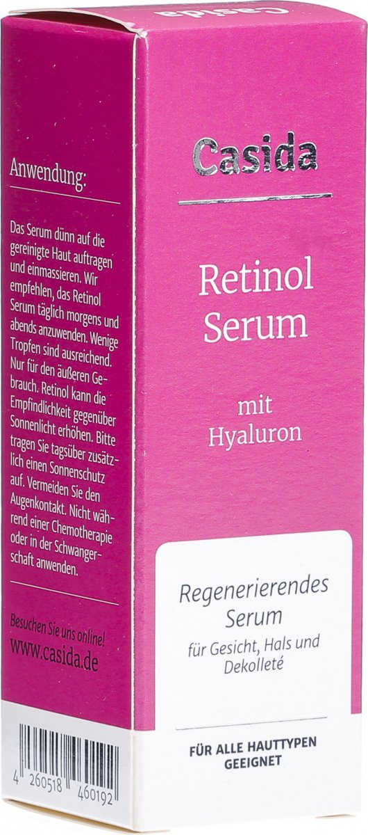 Casida Retinol Serum Mit Hylaluron Dispenser 30ml In Der Adler Apotheke