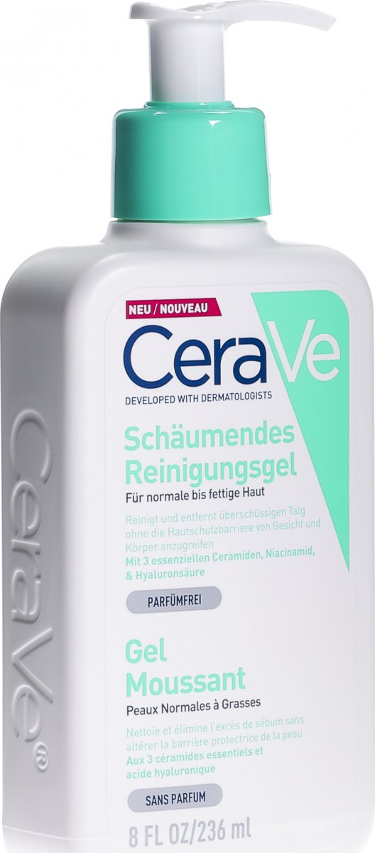 Cerave Schaumendes Reinigungsgel Dispenser 236ml In Der Adler Apotheke