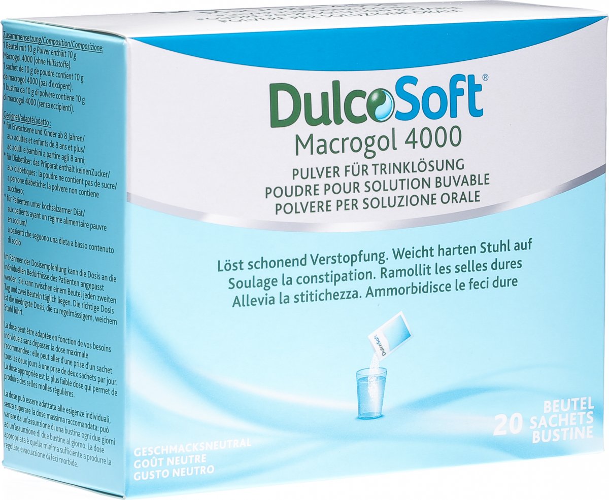 Dulcosoft Macrogol 4000 Pulver Fur Trinklosung Beutel 10g In Der Adler Apotheke