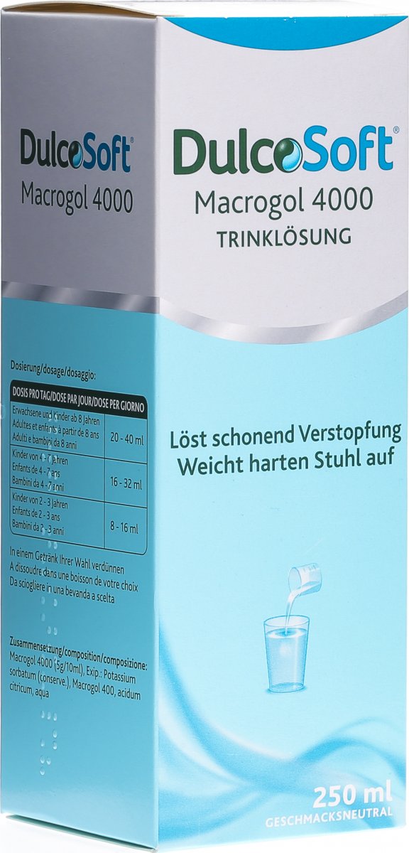 Dulcosoft Macrogol 4000 Drinking Solution Bottle 250ml In Der Adler Apotheke