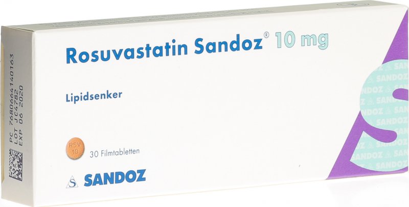 side effects of rosuvastatin 10 mg sandoz