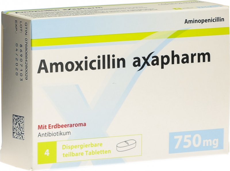 Antibiotika amoxicillin 750 pille