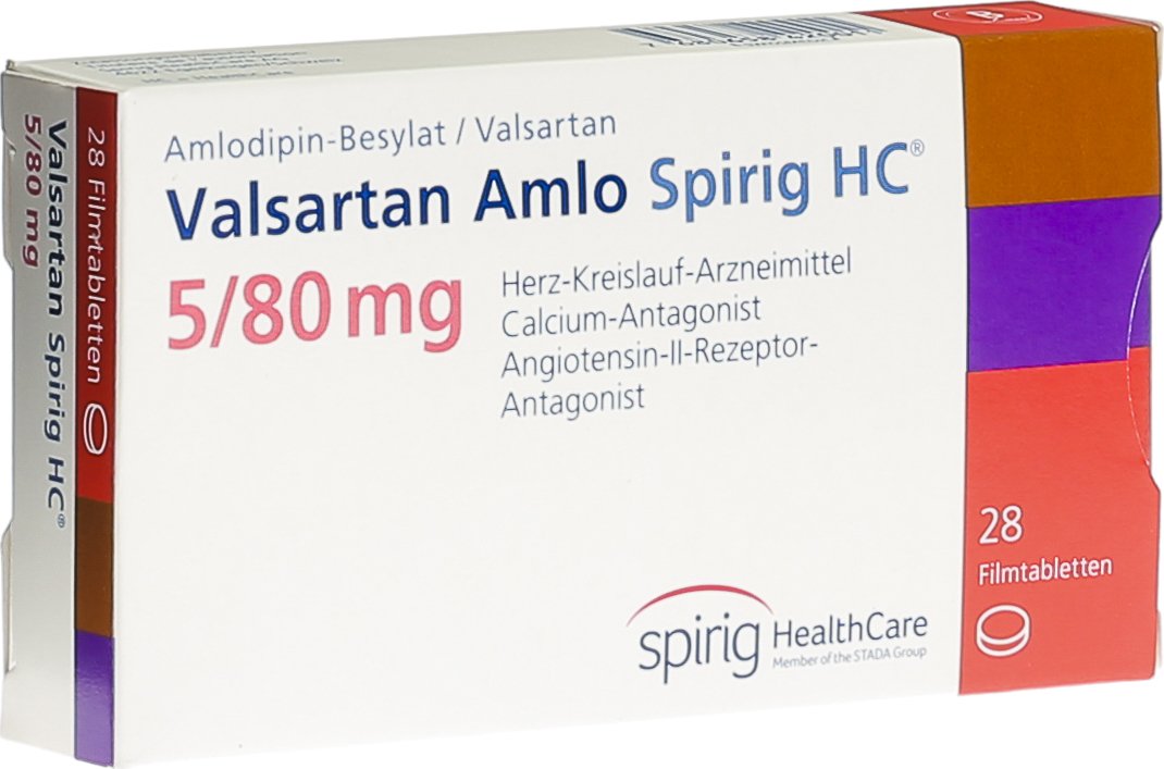 Valsartan Amlo Spirig Hc Filmtabletten 580mg 28 Stück In Der Adler