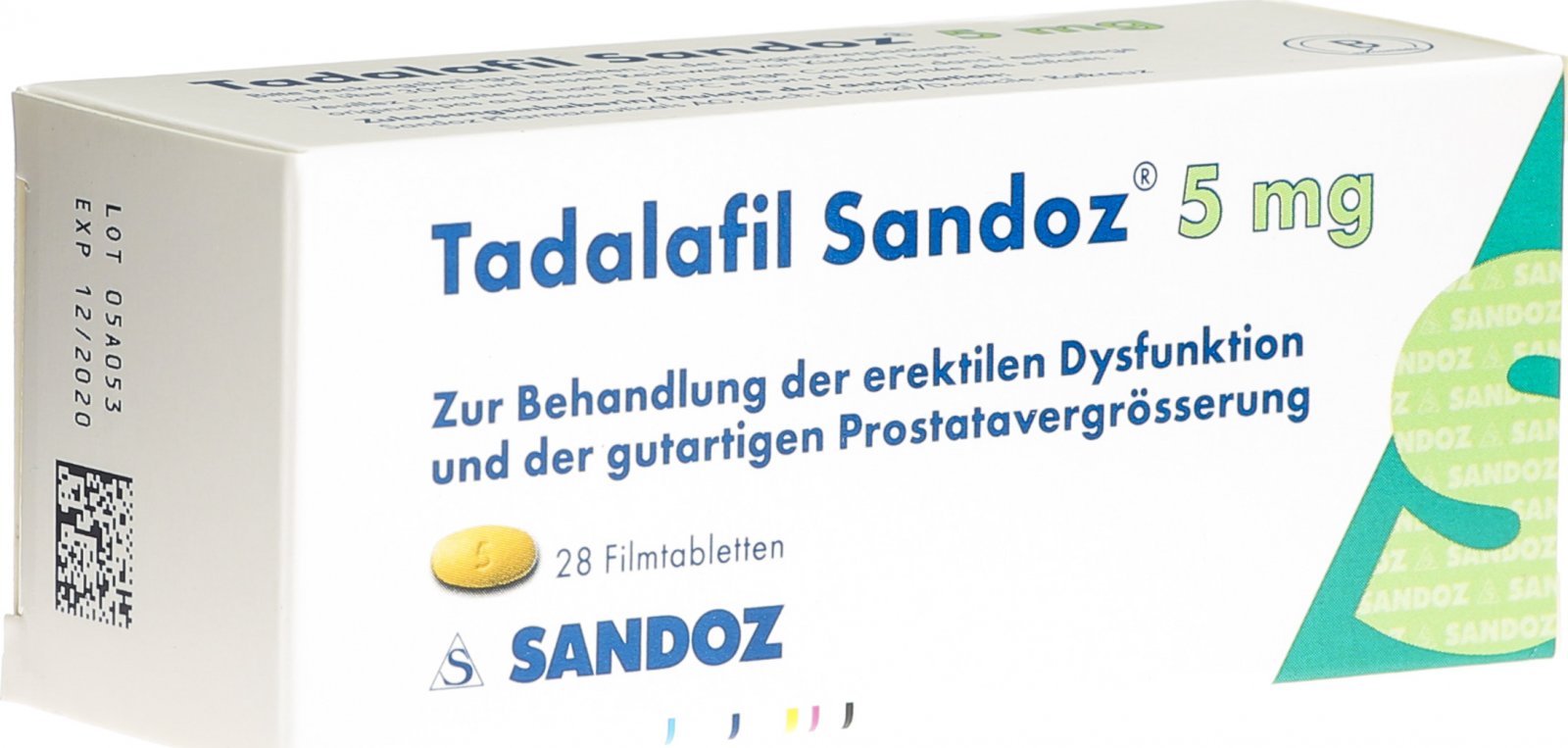 Tadalafil 20mg boite de 28