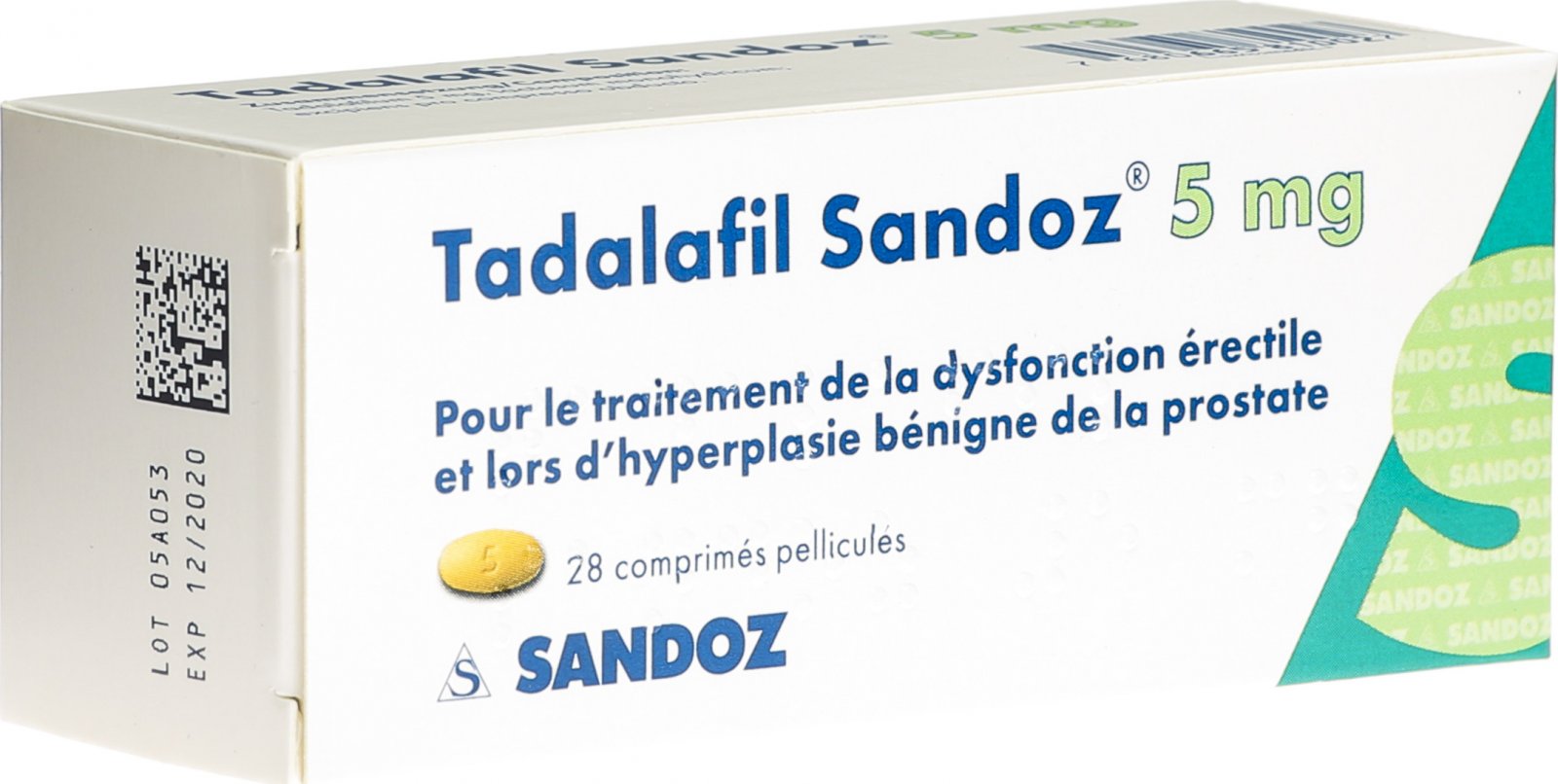 Comprar Tadalafilo Sandoz 5 Mg