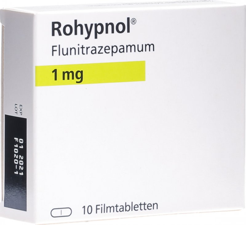 Rohypnol Filmtabletten 1mg M Farbzusatz 10 Stück In Der Adler Apotheke