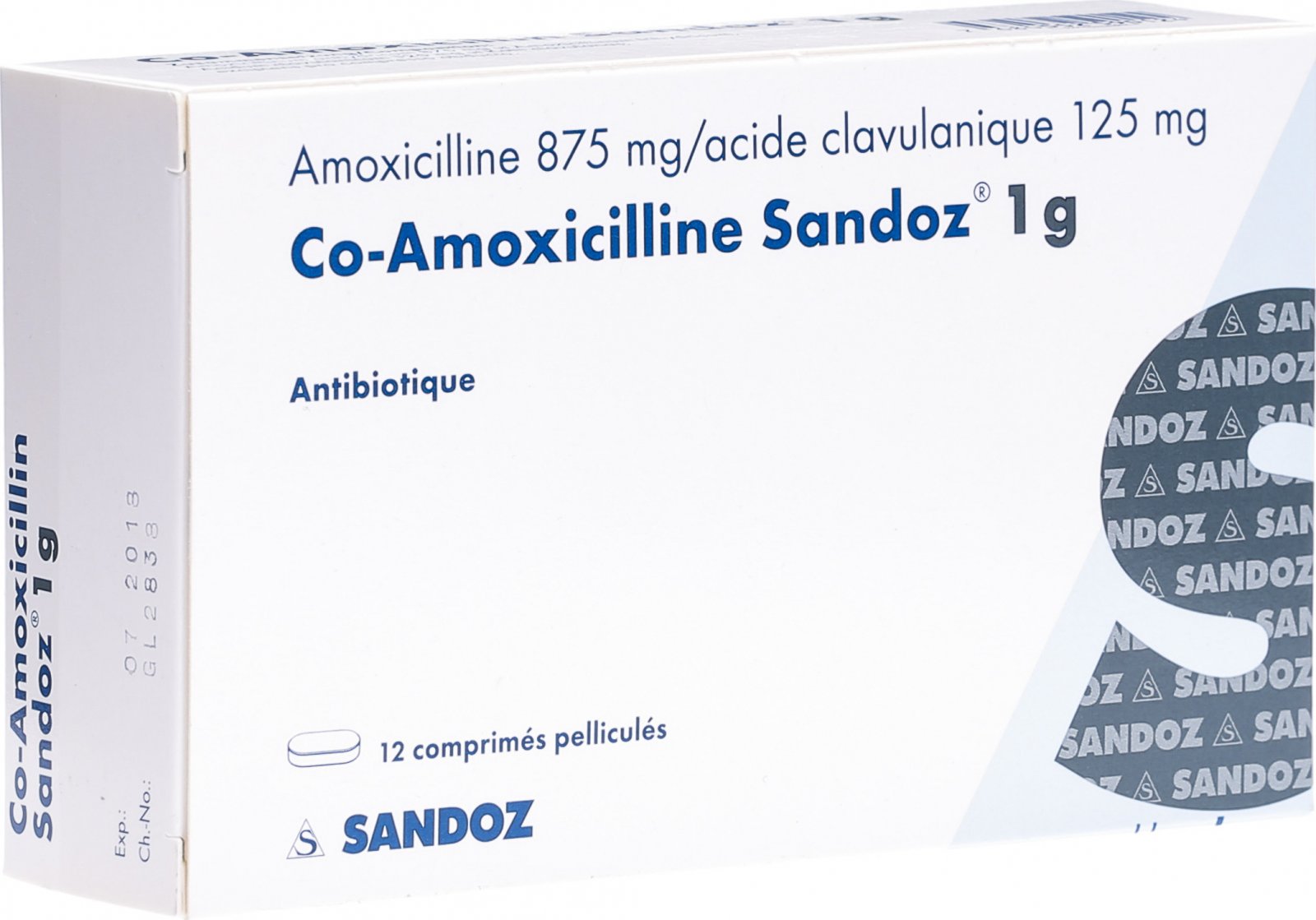 Amoxicilline sandoz 1 g prix