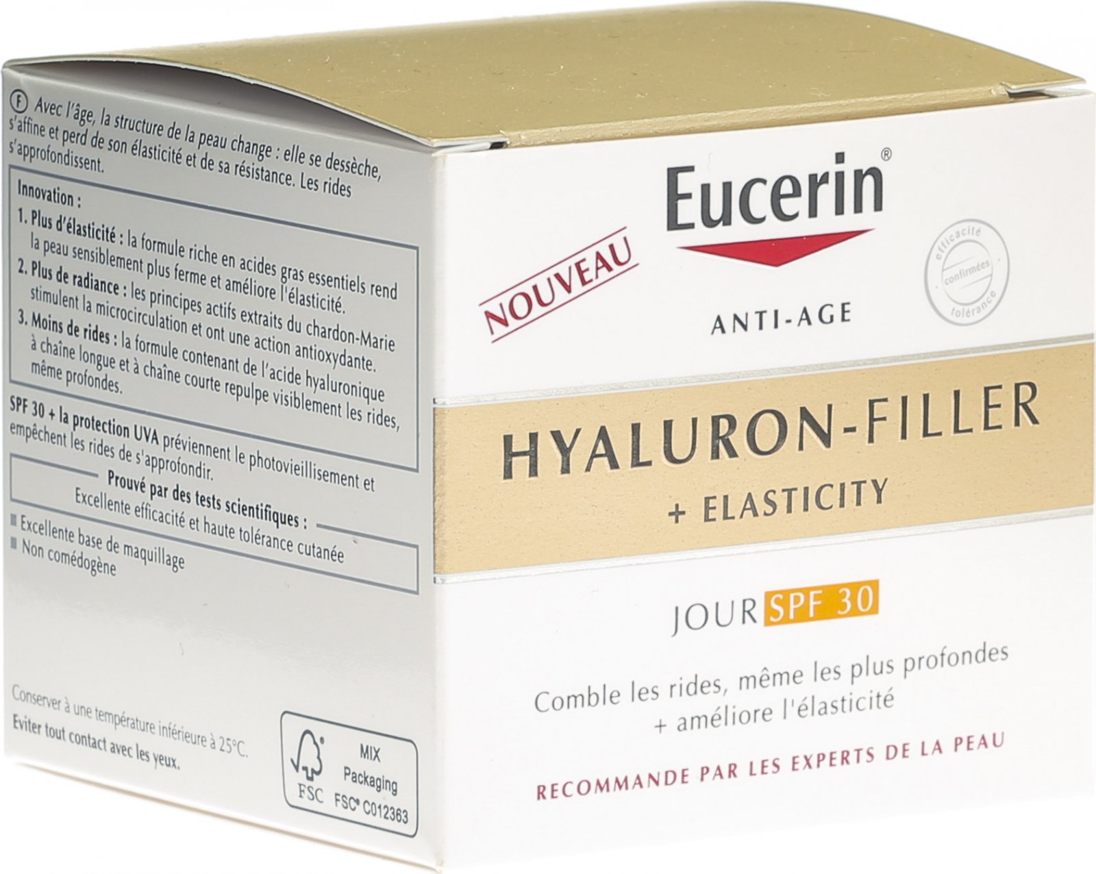 Eucerin Hyaluron Filler Elasticity Tag Spf 30 50ml In Der Adler Apotheke