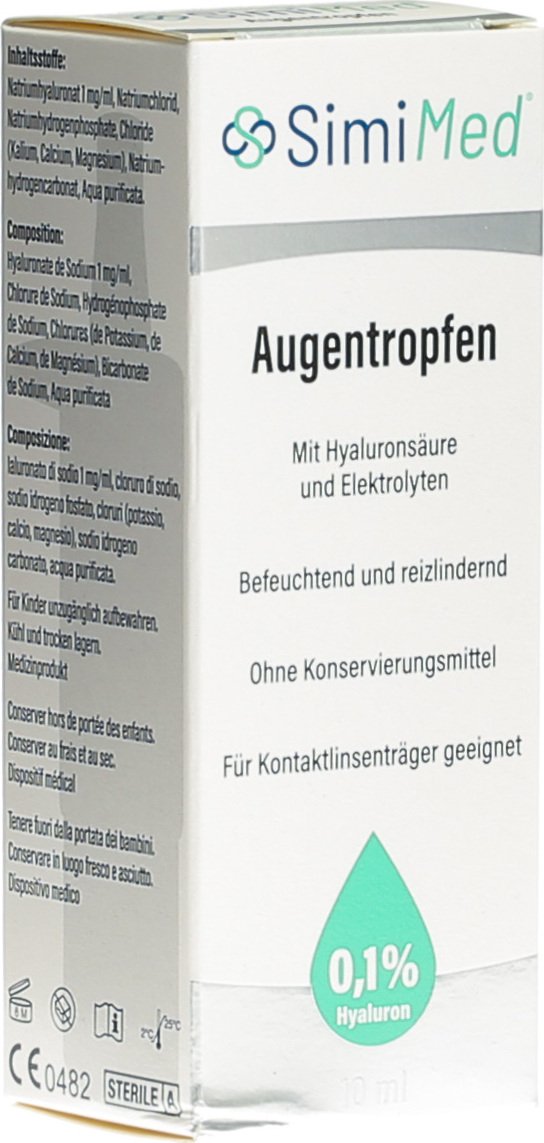 Simimed Augentropfen 0 1 Hyaluron 10ml In Der Adler Apotheke