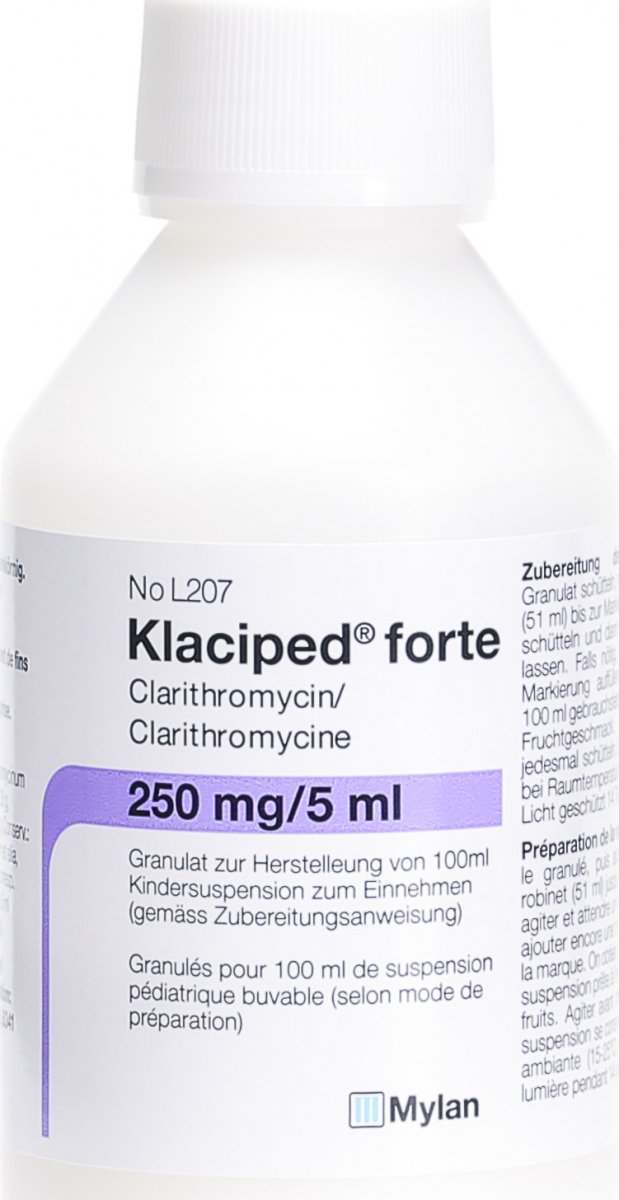 Klaciped Forte Suspension 250mg5ml 100ml In Der Adler Apotheke