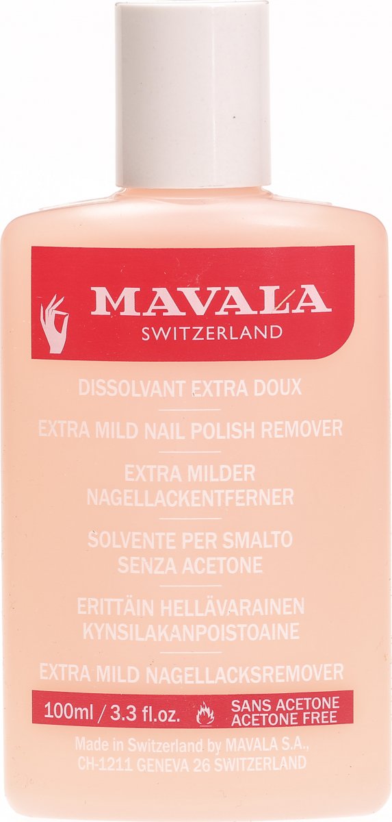 Mavala Extra Milder Nagellackentferner Plastik 100ml In Der Adler Apotheke Naegel Weiss Verlaufend Mit Glitzer