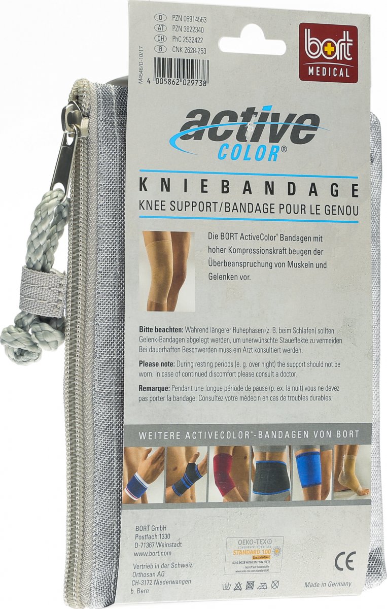 Bort Aktive Color Kniebandage Grosse Xl 42cm Hautfarbe In Der Adler Apotheke