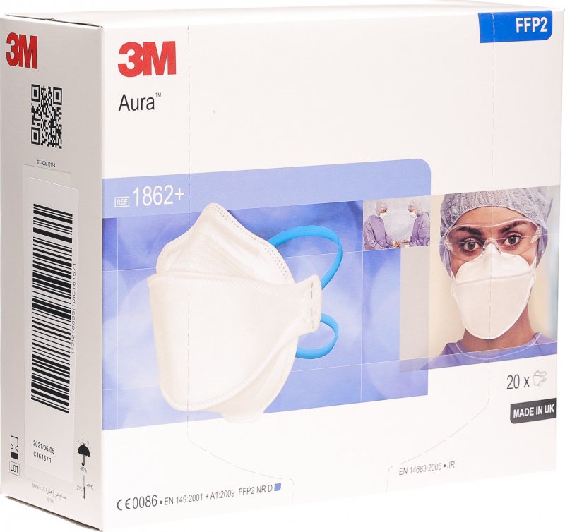 3M Atemschutz Maske Ffp2 ohne Ventil in der Adler Apotheke