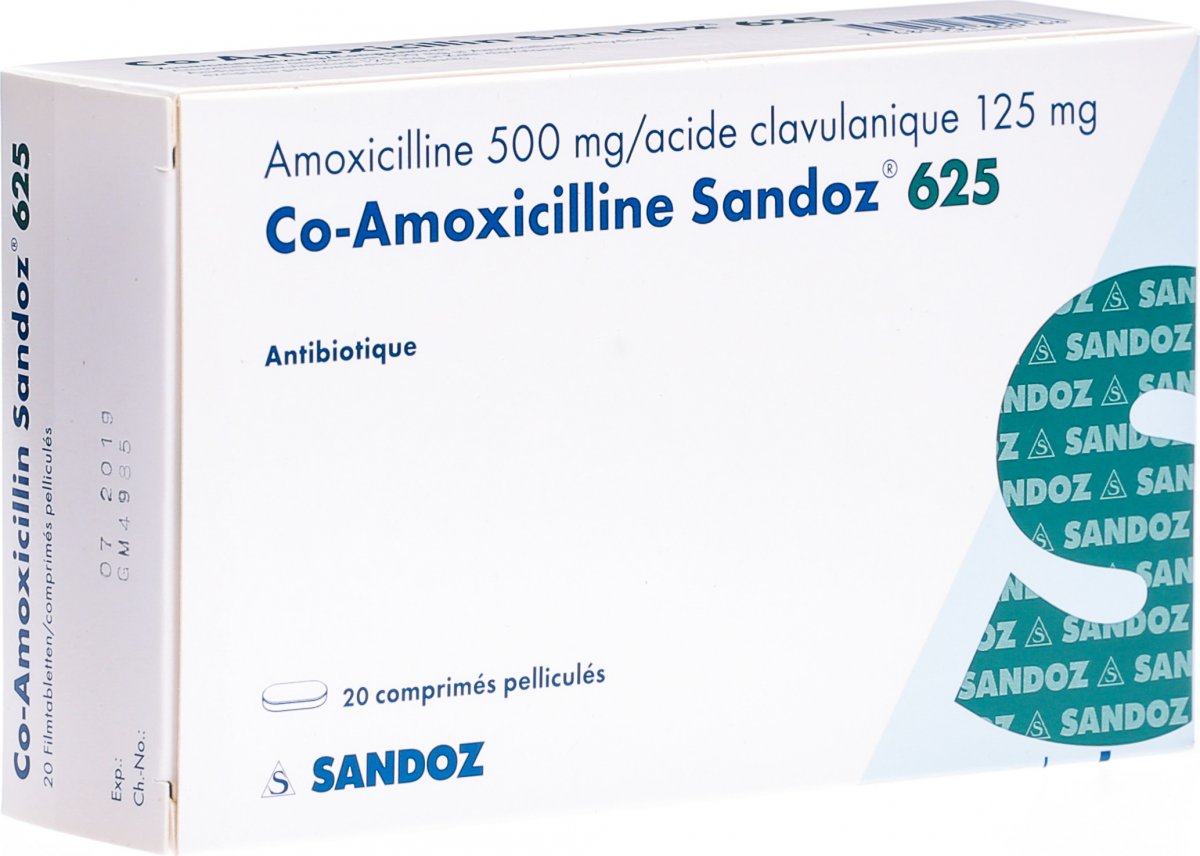 Co Amoxicillin Sandoz Filmtabletten 625mg 20 Stück In Der Adler Apotheke