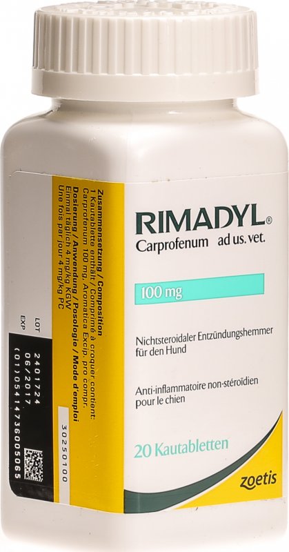 Rimadyl Kautabletten Mg Ad Us Vet St Ck In Der Adler Apotheke