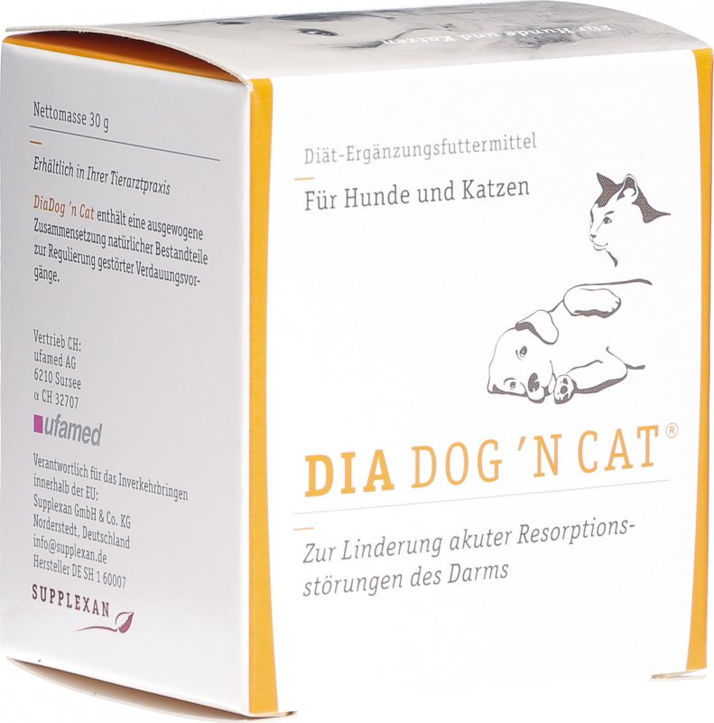 Dia Dog Ergänzungsfutter Kautabletten für Hunde und Katzen 6 Stück in