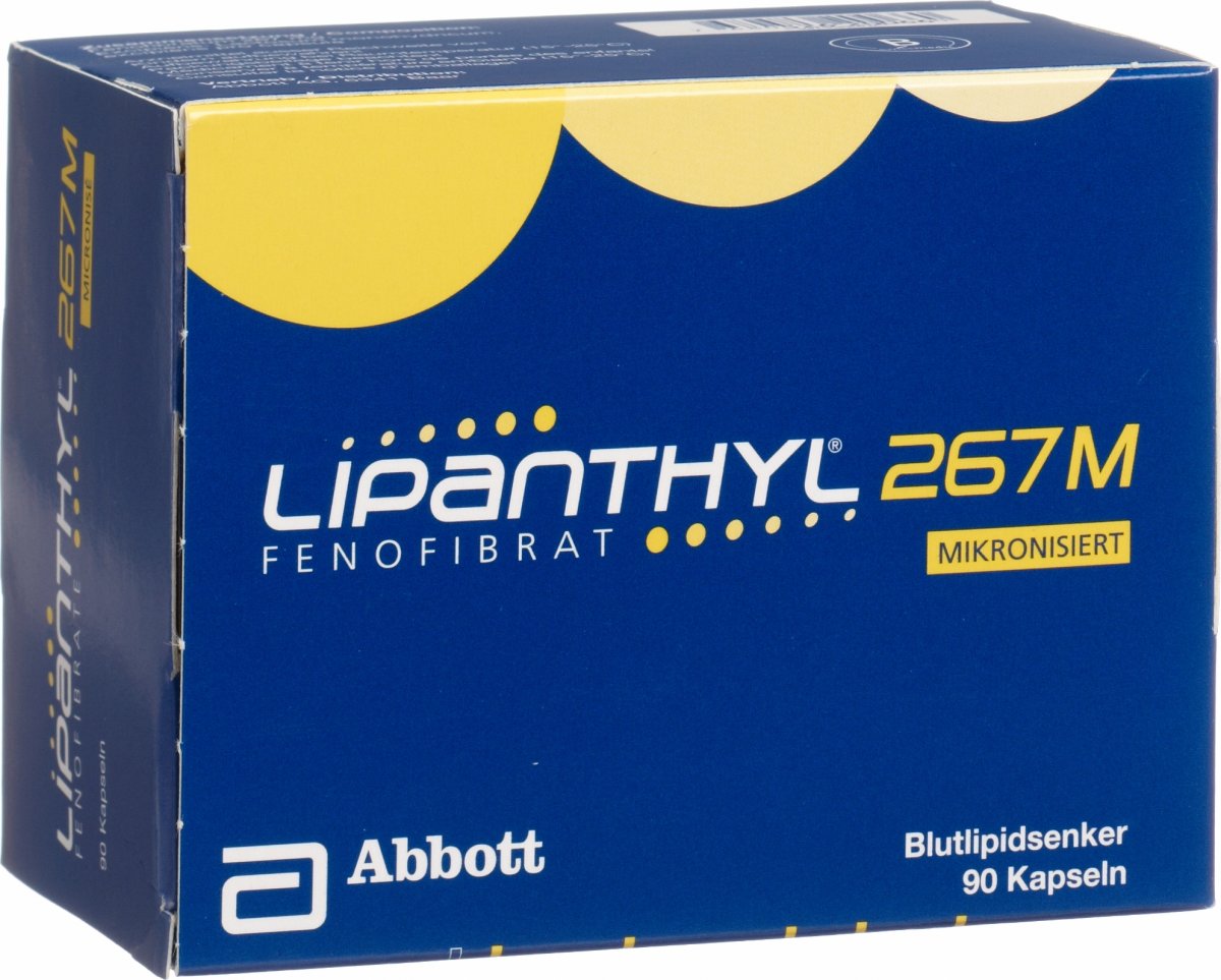 Lipanthyl 267 M Kapseln 267mg 90 Stück in der Adler Apotheke