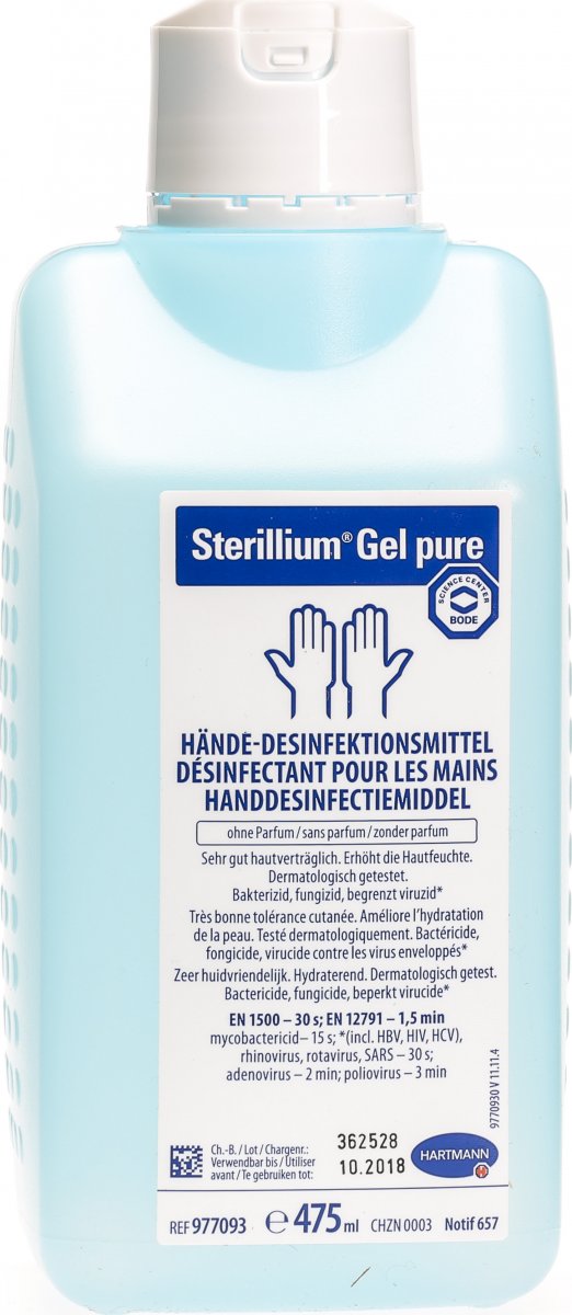 Sterillium Gel Pure Hände Desinfektionsmittel 475ml in der Adler Apotheke