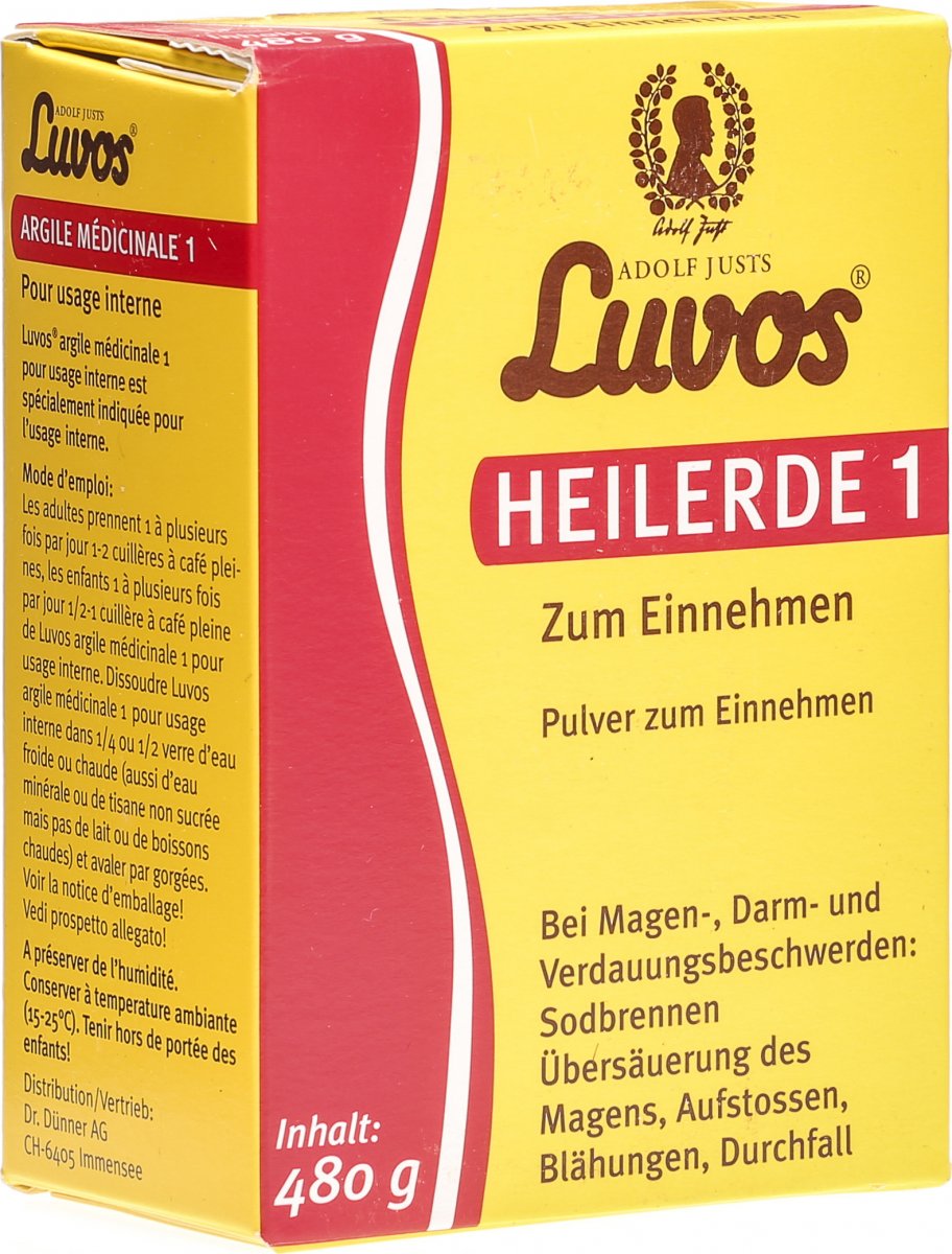 Luvos Heilerde Nr. 1 innerlich 480g in der Adler Apotheke