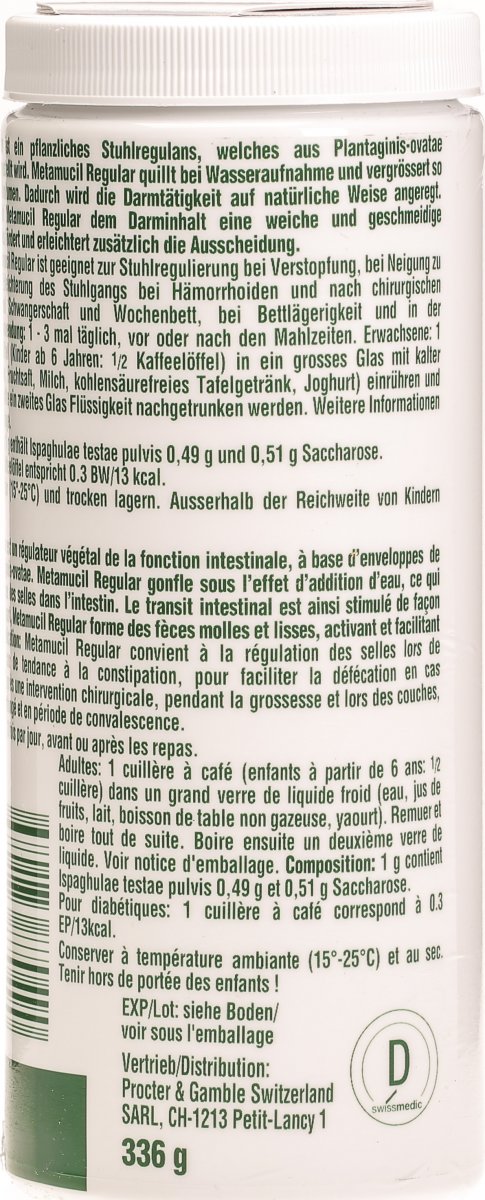 Metamucil Regular Pulver 336g In Der Adler Apotheke