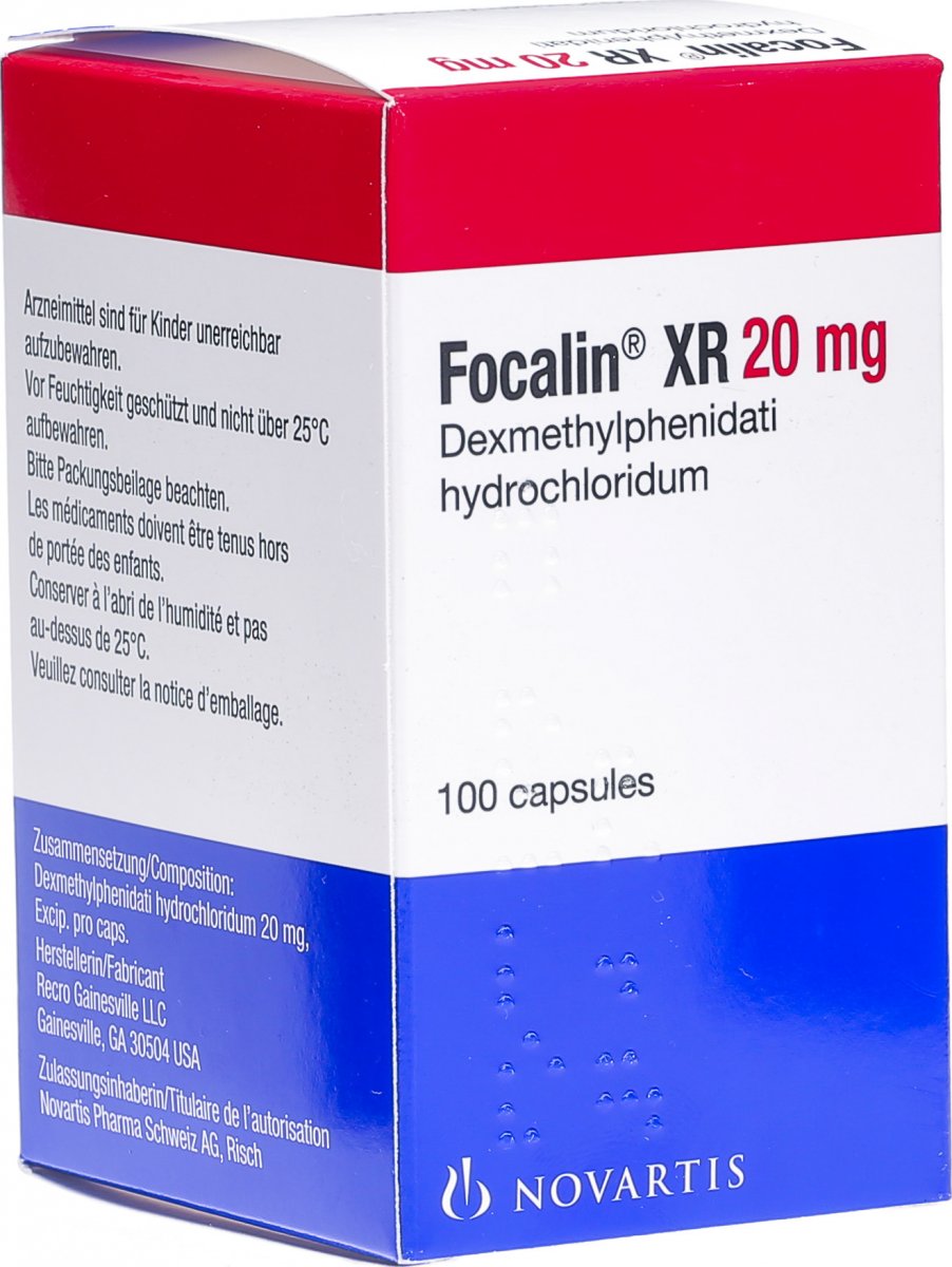 Focalin XR Retard Kapseln 20mg 100 Stück in der Adler Apotheke