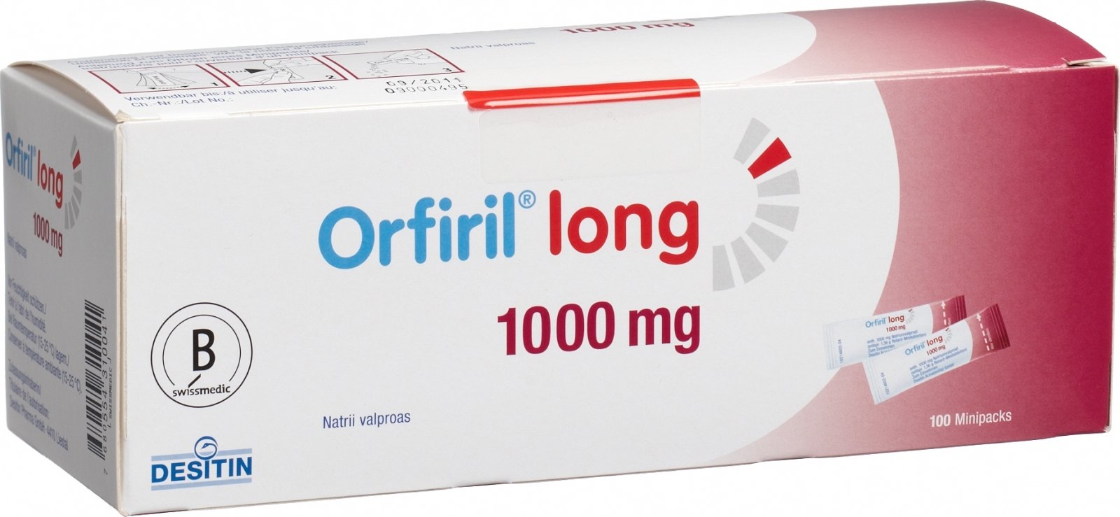 Orfiril Long Minipacks 1000mg 100 Stuck In Der Adler Apotheke