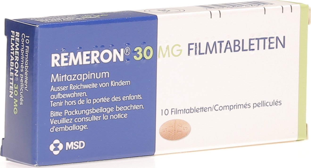 Remeron Tabletten 30mg 10 Stück in der Adler Apotheke