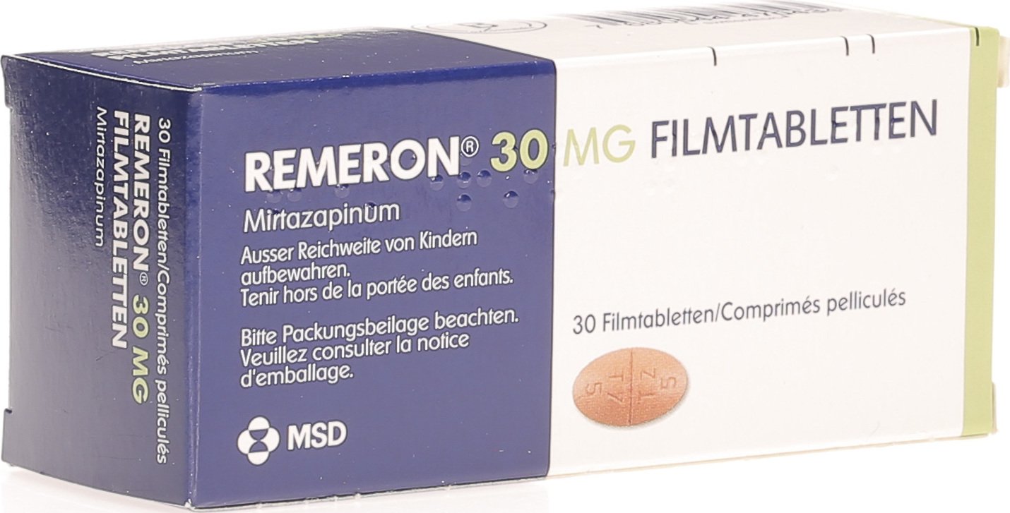 Remeron Tabletten 30mg 30 Stück in der Adler Apotheke