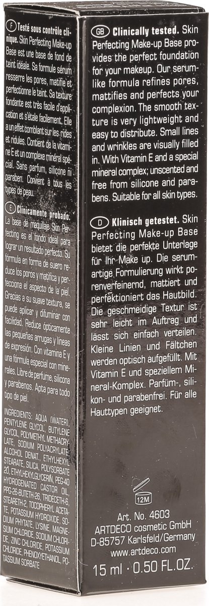 Artdeco Skin Perfecting Make Up Base 4603 In Der Adler Apotheke