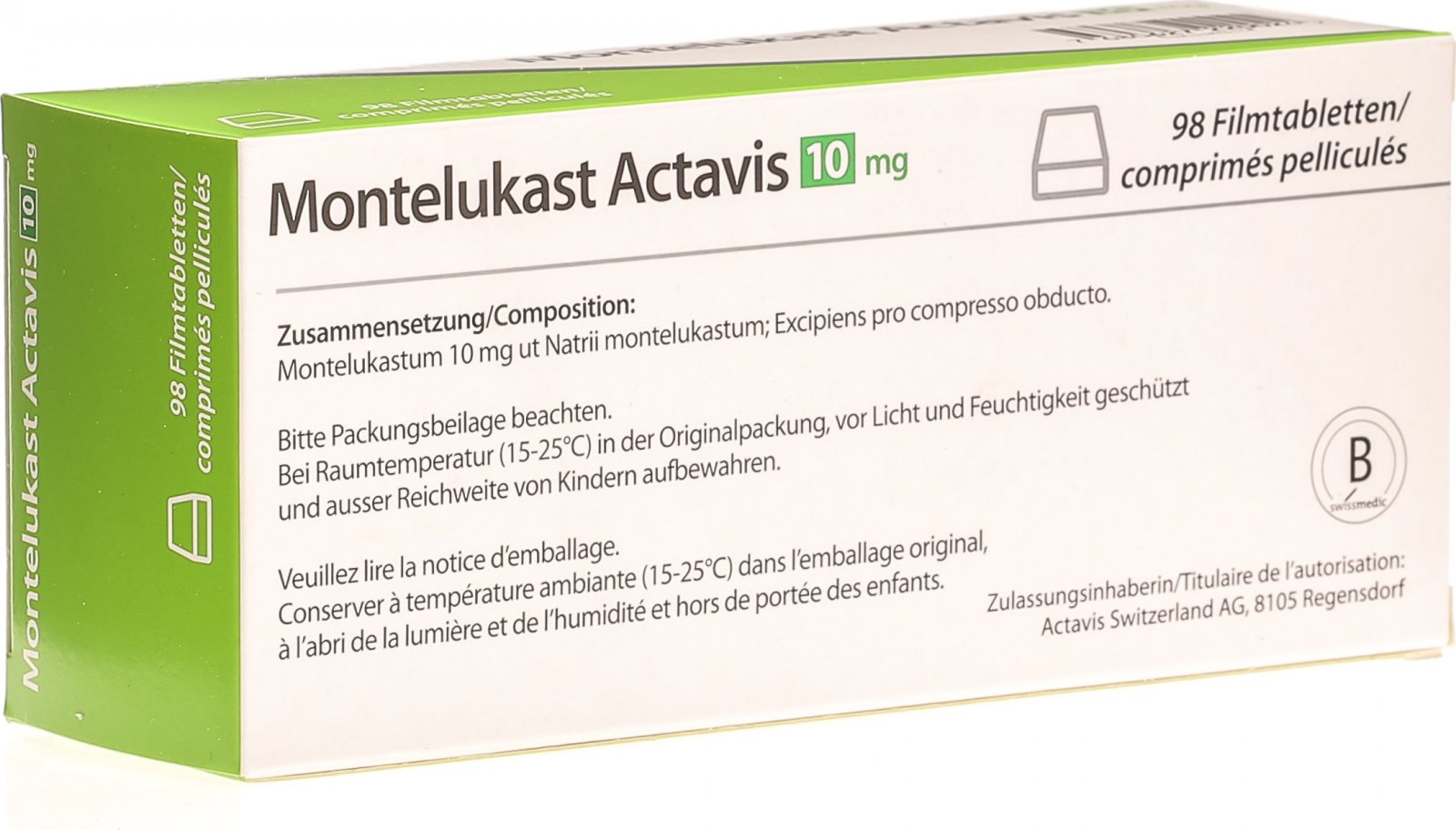 Montelukast Actavis Filmtabletten 10mg 98 Stuck In Der Adler Apotheke