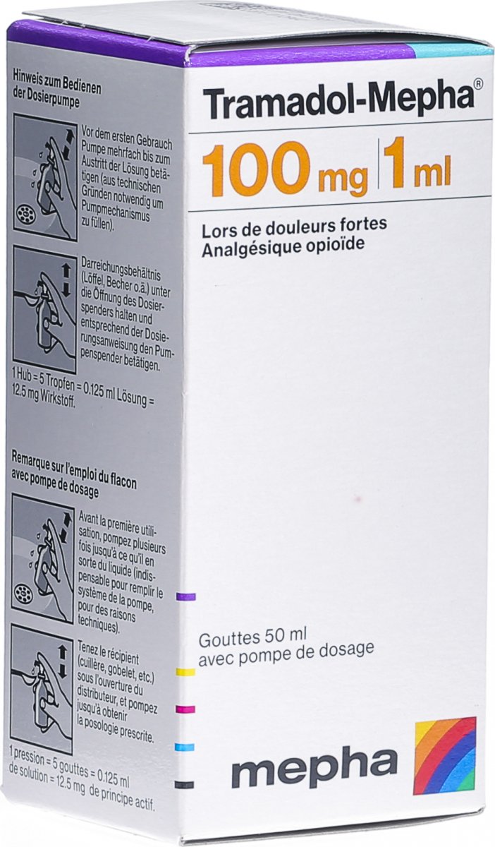 Tramadol Mepha Tropfen 100mg Ml M Dosierp 50ml In Der Adler Apotheke