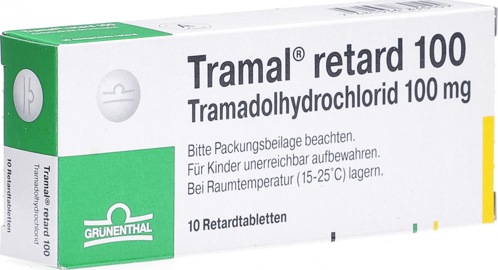 Tramal Retard Tabletten 100mg 10 Stuck In Der Adler Apotheke