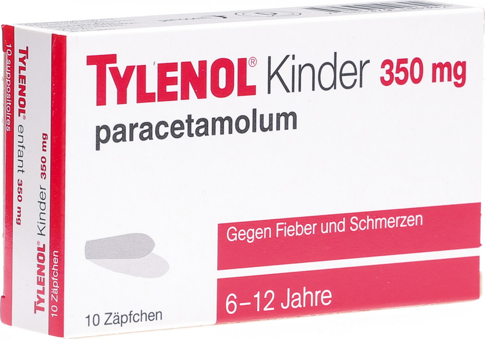 Tylenol 350mg 10 Zapfchen In Der Adler Apotheke