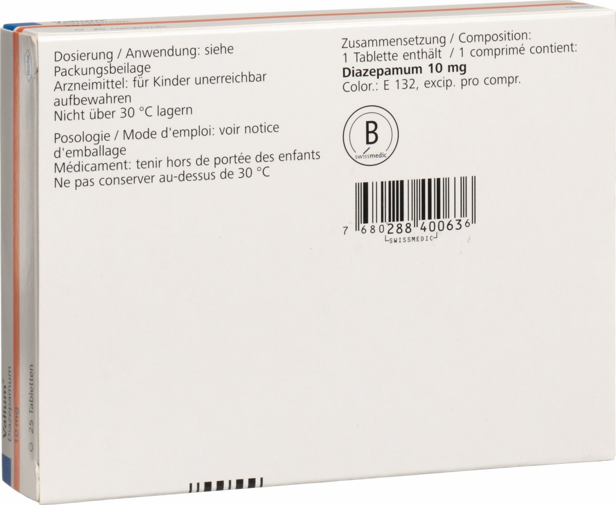 diazepam tabletten 10 mg 50 stück